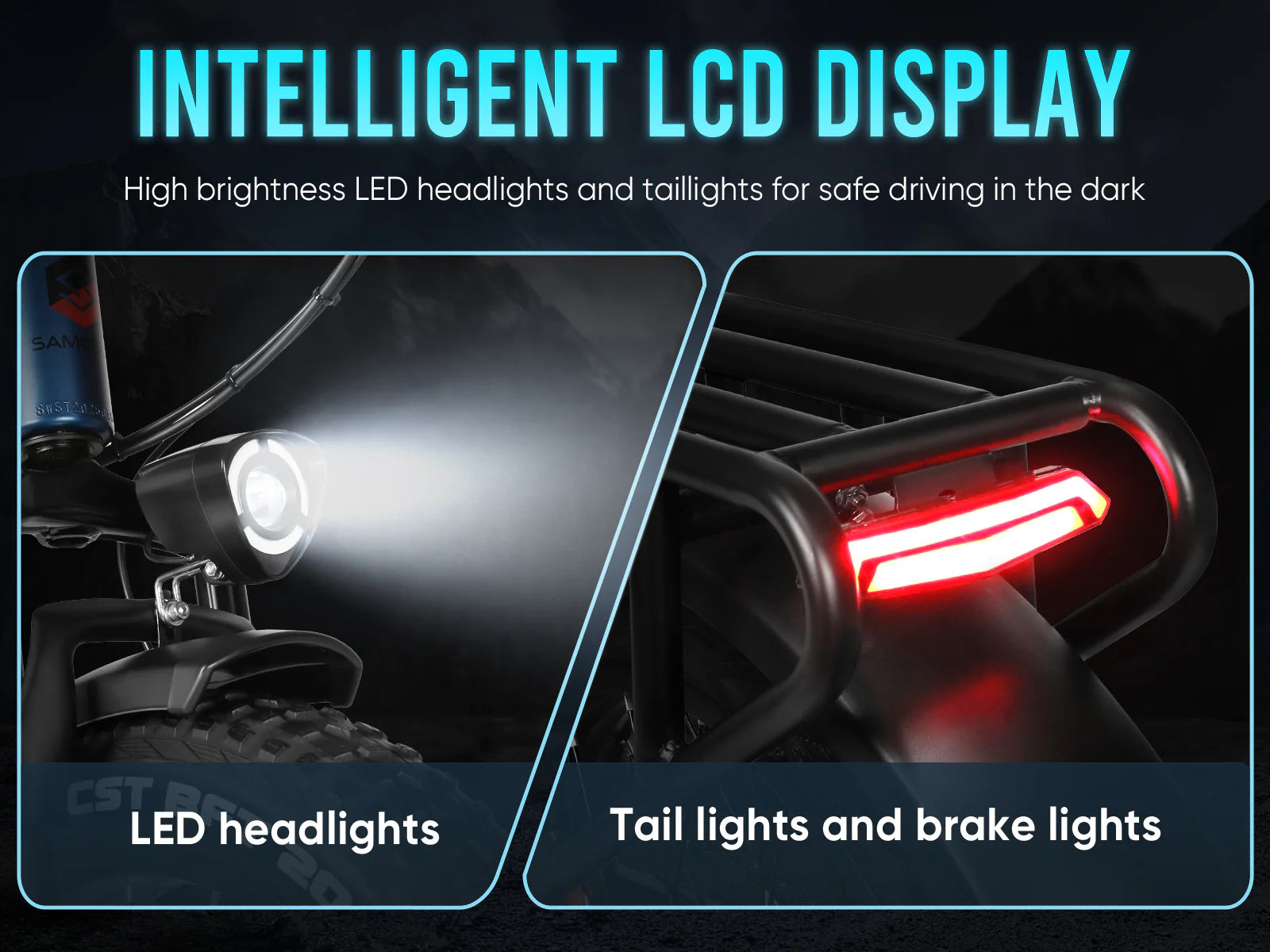 RS-A02 Pro Fat Tire Off Road E-Bike white